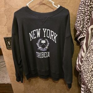 H&M Black New York Graphic Sweatshirt